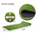 Prato sintetico manto erboso erba finta realistica giardino 25/30/35 mm 25 mt