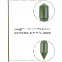 25x Tutori per piante 90cm Ø11mm verde in metallo Bastoni di sostegno paletti