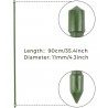 New Arcobaleno 25x Tutori per piante 90cm Ø11mm verde in metallo Ba...
