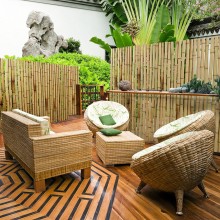 50 Canne di Bamboo per orto 120 cm Bambù tutori sostegno per piante D.10/12MM