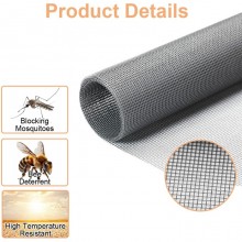 Rete Zanzariera in Fibra di Vetro 300 cm Telo per Finestra e Porta Ricambio