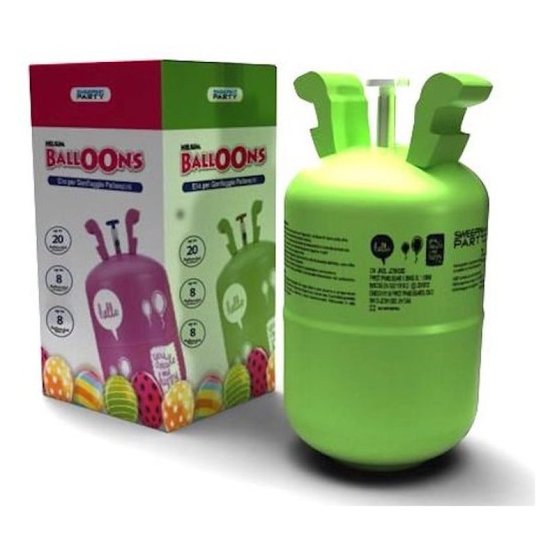 Hongu Kit Bombola Gas Elio con erogatore 20 30 o 50 Palloncini Fest...