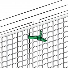 Rete in Plastica balcone recinzione ringhiera cancello protezione verde 1x5 mt