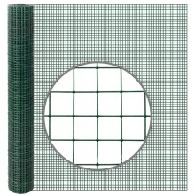 Rete Metallica per Recinzioni giardino Plastificata Rigida rotolo da 1x10 m  