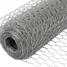 New Arcobaleno Rete metallica zincata da 1x10 mt per gabbie polli p...