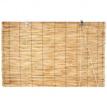 Tapparella Arella 120x260 cm in bambù con carrucola legata con cotone finestra