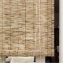 Tapparella Arella 120x260 cm in bambù con carrucola legata con cotone finestra