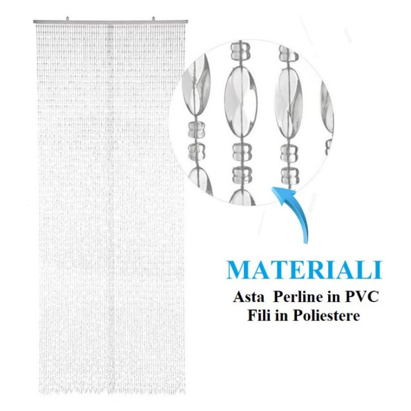 New Arcobaleno Tenda Antimosche Anti Insetti Porta Finestra con Fil...