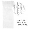 New Arcobaleno Tenda Antimosche Anti Insetti Porta Finestra con Fil...