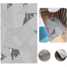 Tappeto Pelo Corto Geometrico moderno Soggiorno Salotto Ornamento V...