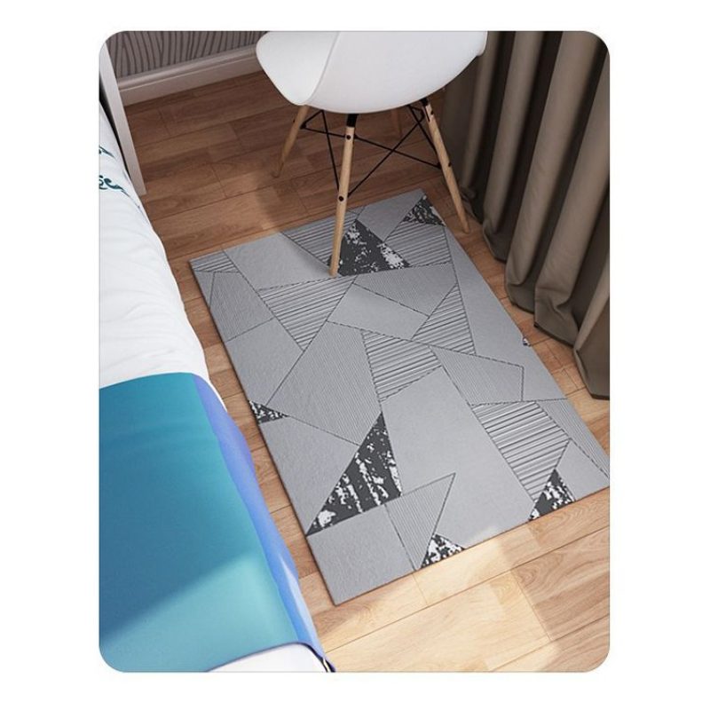 Tappeto Pelo Corto Geometrico moderno Soggiorno Salotto Ornamento V...