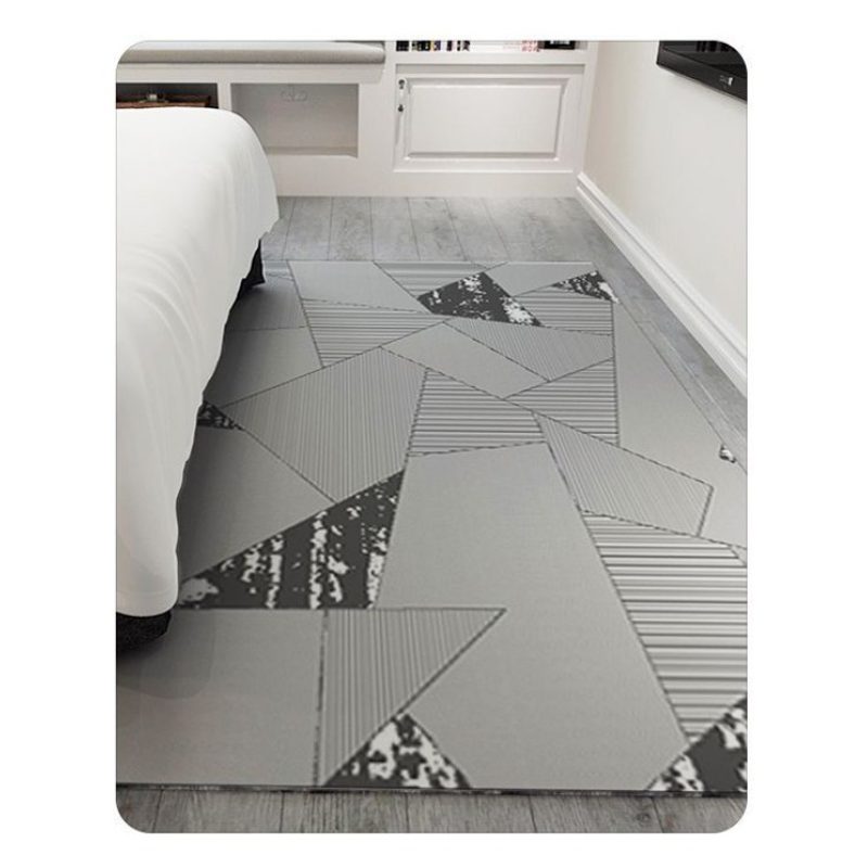 Tappeto Pelo Corto Geometrico moderno Soggiorno Salotto Ornamento V...