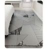 Tappeto Pelo Corto Geometrico moderno Soggiorno Salotto Ornamento V...
