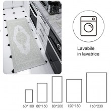 Tappeto Camera Soggiorno Salotto Moderno Grigio A Pelo Corto Varie misure