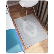 Tappeto Camera Soggiorno Salotto Moderno Grigio A Pelo Corto Varie misure