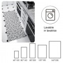 Tappeto Camera Soggiorno Salotto Moderno Grigio A Pelo Corto Varie misure