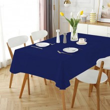 Tovaglia Antimacchia in Poliestere Impermeabile Blu da cucina + fermatovaglia