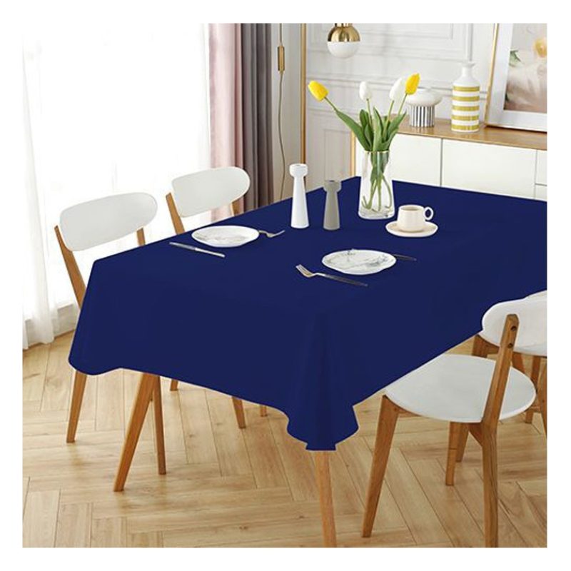 BVT Tovaglia Antimacchia in Poliestere Impermeabile Blu da cucina +...