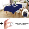 BVT Tovaglia Antimacchia in Poliestere Impermeabile Blu da cucina +...