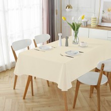 Tovaglia Antimacchia in Poliestere Impermeabile Beige da cucina + fermatovaglia