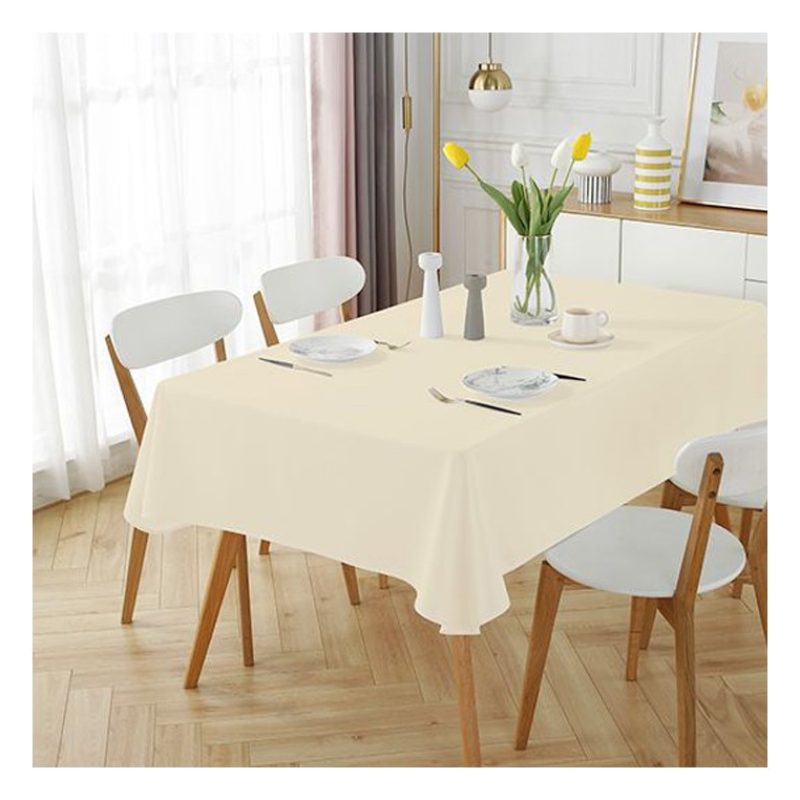 BVT Tovaglia Antimacchia in Poliestere Impermeabile Beige da cucina...