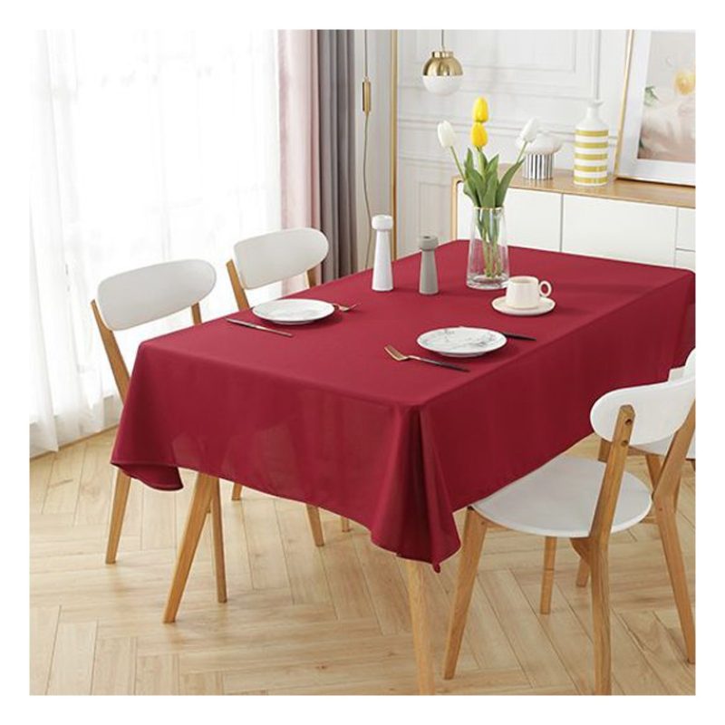 BVT Tovaglia Antimacchia Poliestere Impermeabile rosso vino cucina ...