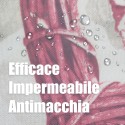Tovaglia Antimacchia in Poliestere Impermeabile cuori stampata + fermatovaglia