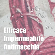 Tovaglia Antimacchia in Poliestere Impermeabile cuori stampata + fermatovaglia