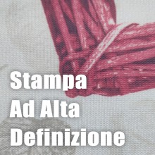 Tovaglia Antimacchia in Poliestere Impermeabile cuori stampata + fermatovaglia