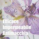 Tovaglia Antimacchia in Poliestere Impermeabile stampa a fiori + fermatovaglia