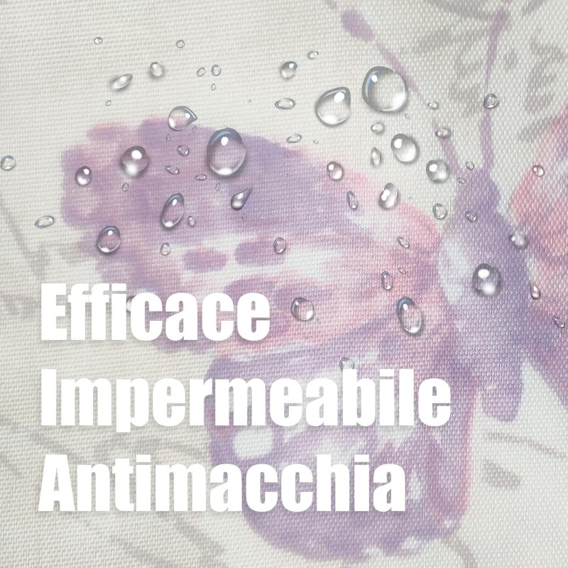 BVT Tovaglia Antimacchia in Poliestere Impermeabile stampa farfalle...