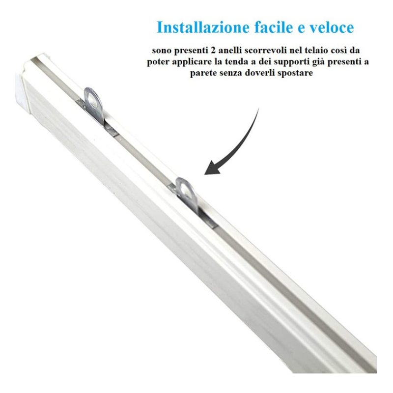 New Arcobaleno Tenda Antimosche Anti Insetti Porta Finestra con Fil...