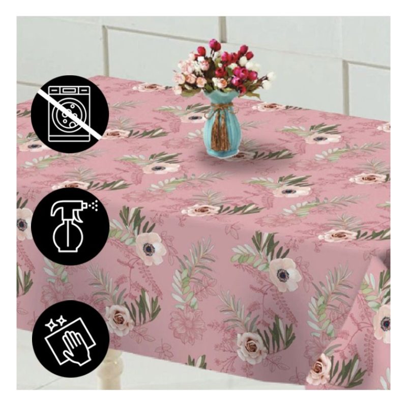 BVT Tovaglia Plastificata Antimacchia PVC impermeabile stampa a fio...