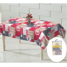 Tovaglia Plastificata Antimacchia PVC impermeabile stampata con fermatovaglia