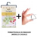 Tovaglia Plastificata Antimacchia in PVC impermeabile copritavolo +fermatovaglia