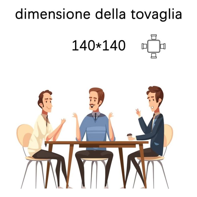 BVT Tovaglia Plastificata Antimacchia in PVC impermeabile copritavo...