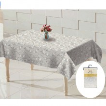 Tovaglia Plastificata Antimacchia PVC impermeabile fiori bianchi + fermatovaglia