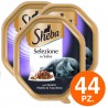 Sheba Sheba Cibo per Gatti al Gusto Vitello e Tacchino - 44 Vaschet...