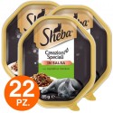 Sheba Creazioni Speciali in Salsa Cibo per Gatti Angello e Verdure- 22 Vaschette