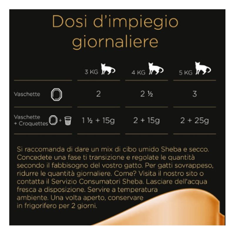 Sheba Sheba Creazioni Speciali in Salsa Cibo per Gatti Angello e Ve...