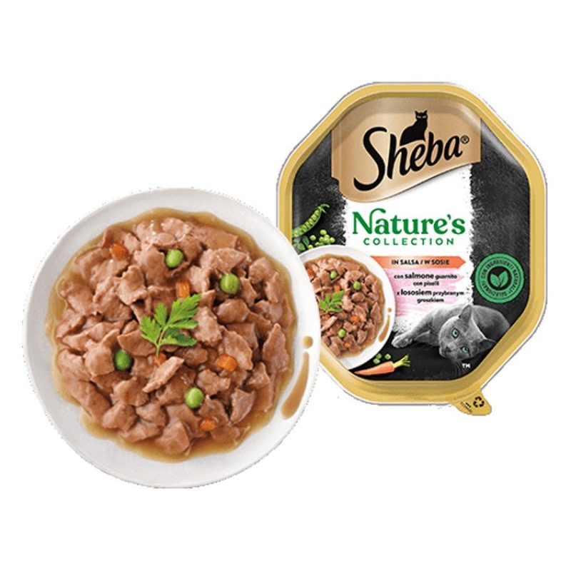 Sheba Sheba Nature's Collection Salmone e piselli in Salsa 22x85 gr...