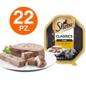Sheba Classics Paté Tacchino Cibo Umido Completo Gatti Adulti 22 Vaschette