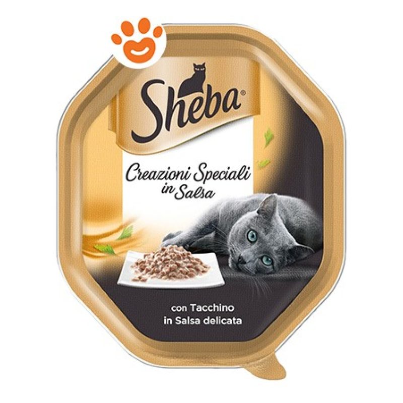 Sheba Sheba Creazioni Speciali Tacchino in Salsa Cibo per Gatti - 2...