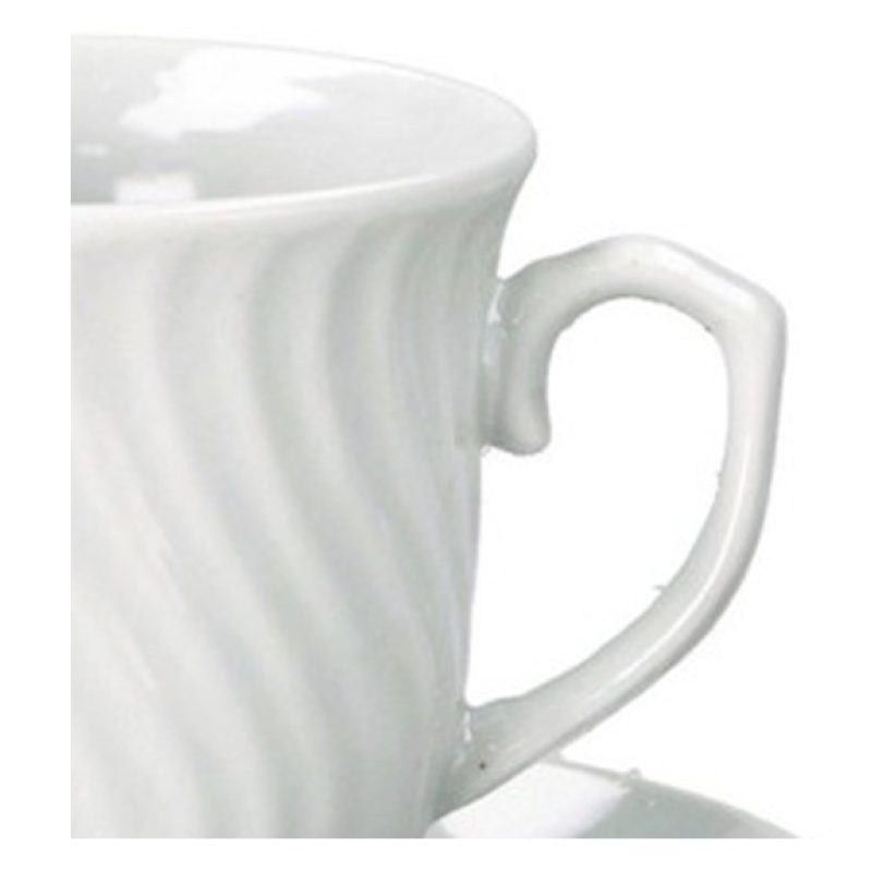 AD Trend Tazza da tè The in porcellana bianca con piattino servizio...