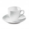 AD Trend Set da 6 Tazzine da caffè servizio da tè in porcellana bia...