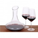 Decanter vino rosso caraffa vetro collo Rotondo cilindrico Sommelier 1,5 LITRI