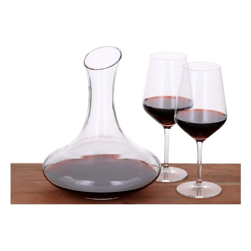 AD Trend Decanter vino rosso caraffa vetro collo Rotondo cilindrico...