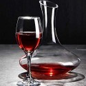 Decanter vino rosso caraffa vetro collo Rotondo cilindrico Sommelier 1,5 LITRI