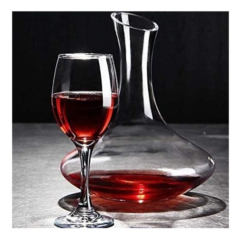 AD Trend Decanter vino rosso caraffa vetro collo Rotondo cilindrico...