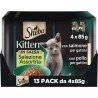 Sheba Sheba in Salsa Cibo per Gatti con pollo e salmone per cucciol...